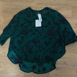 41 Hawthorn Green Split Neck Blouse